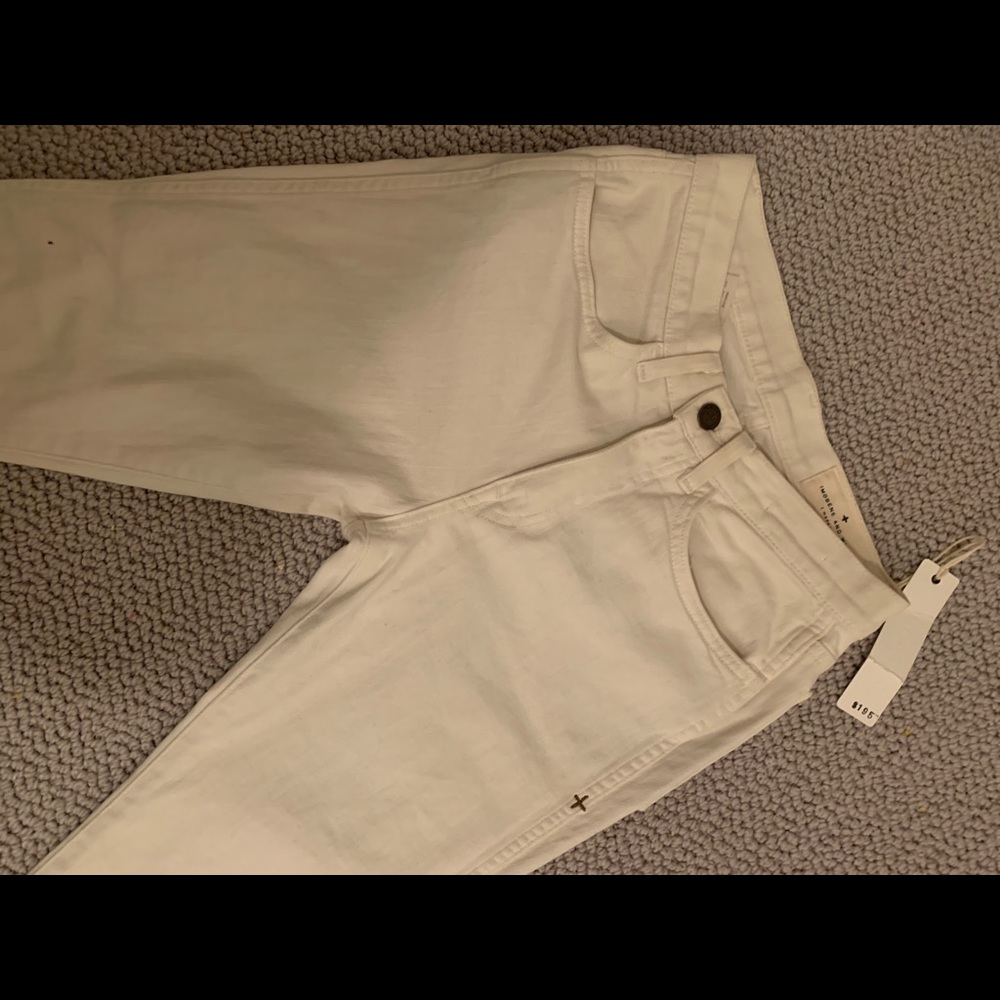 Imogene + willie off white high waisted jeans